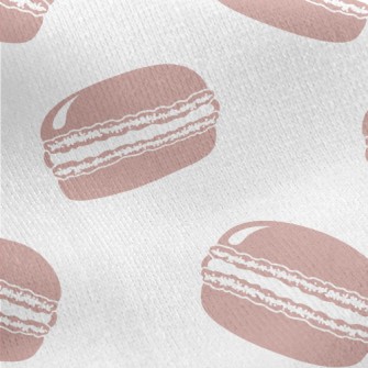 Purple Delicious Macarons Jersey Backed Fleece