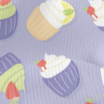 Strawberry And Lemon Cupcakes Stretch Jersey