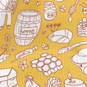 Beekeeper With Honeycomb Stretch Jersey