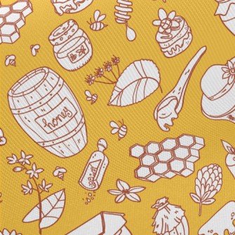 Beekeeper With Honeycomb Midweight Cotton Poplin