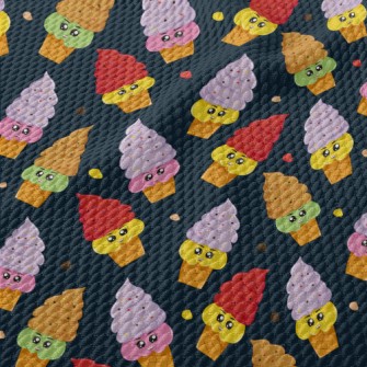 Two-color Cartoon Soft Serve I Birdseye Piqué