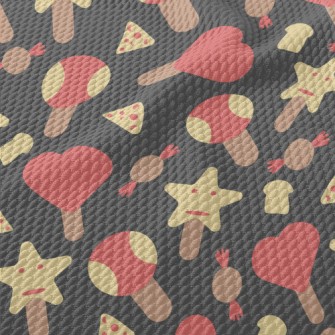 Popsicles And Candies Birdseye Piqué