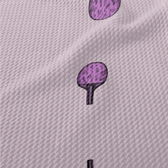 Purple Table Tennis Racket Birdseye Piqué