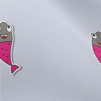 Cartoon Fish Stickers Chiffon