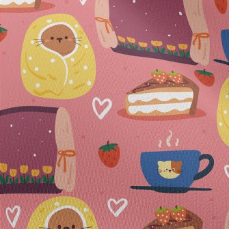 Cat Warm Night Chiffon