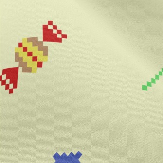 Cartoon Pixel Candy Chiffon