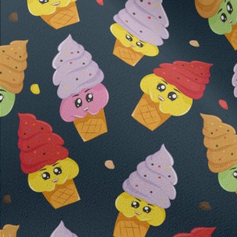 Two-color Cartoon Soft Serve I Chiffon