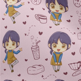 Cheerful Cafe Clerk Chiffon