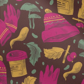 Winter Forest Plants Chiffon