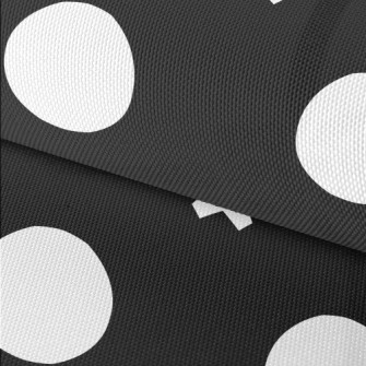 White Symmetrical Pattern Waterproof Oxford