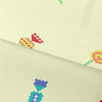 Cartoon Pixel Candy Waterproof Oxford