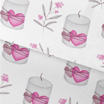 Watercolor Valentine&#39;s Day Waterproof Oxford