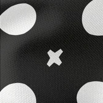 White Symmetrical Pattern Waterproof Canvas