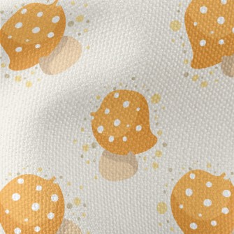 Hand Drawn Yellow Mushrooms Waterproof Canvas