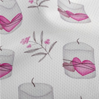 Watercolor Valentine&#39;s Day Athletic Mesh Flat Back