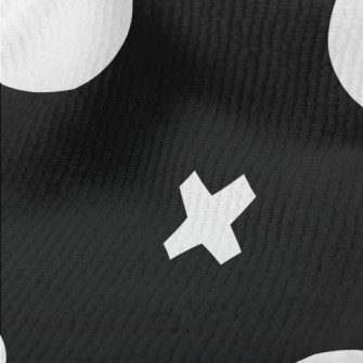White Symmetrical Pattern Terry