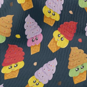 Two-color Cartoon Soft Serve I Terry