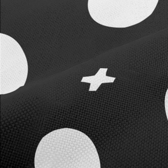 White Symmetrical Pattern Performance Linen
