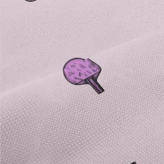 Purple Table Tennis Racket Performance Linen