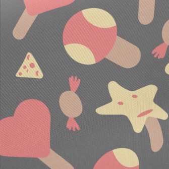 Popsicles And Candies Twill