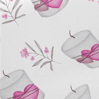 Watercolor Valentine&#39;s Day Twill