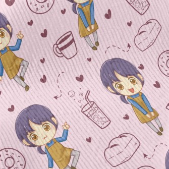 Cheerful Cafe Clerk Standard Corduroy