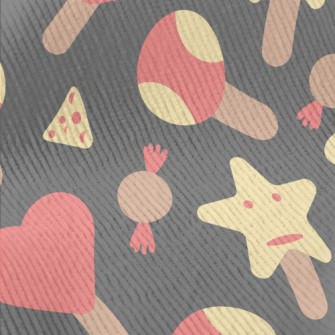 Popsicles And Candies Standard Corduroy