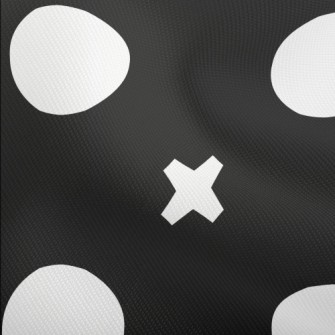 White Symmetrical Pattern Dobby
