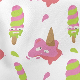 Funny Melted Ice Cream Stretch Ponte