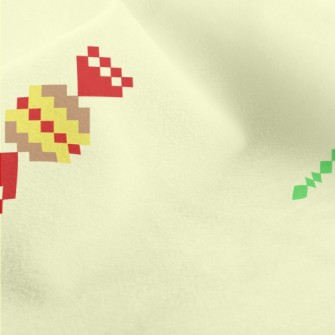 Cartoon Pixel Candy Micro Fleece