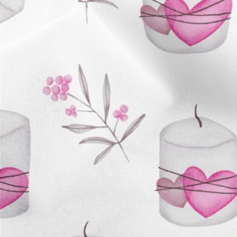 Watercolor Valentine&#39;s Day Micro Fleece