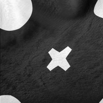White Symmetrical Pattern Minky