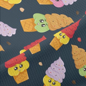 Two-color Cartoon Soft Serve I Piqué