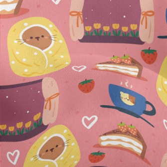 Cat Warm Night Lightweight Performance Linen