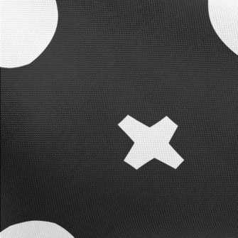 White Symmetrical Pattern Pongee