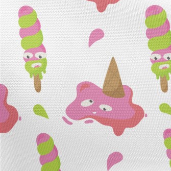 Funny Melted Ice Cream Pongee