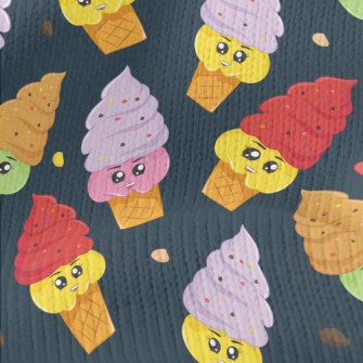 Two-color Cartoon Soft Serve I Stretch Jersey