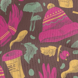 Winter Forest Plants Stretch Jersey