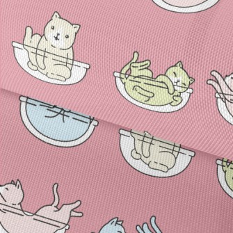 Colorful Playing Cats Waterproof Oxford