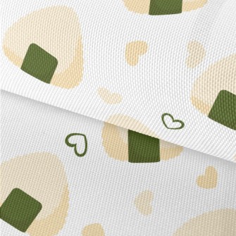 Triangular Rice Ball And Love  Waterproof Oxford
