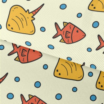 Tropical Fish And Stingrays Waterproof Oxford