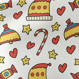 Hand Drawn Cartoon Christmas Waterproof Canvas