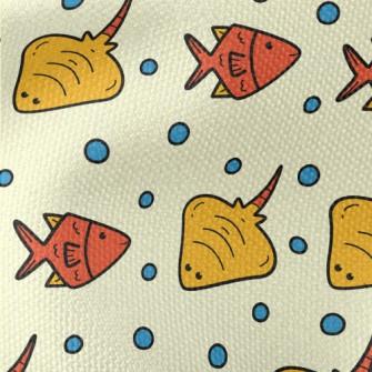 Tropical Fish And Stingrays Waterproof Canvas