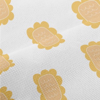 Simple Hand Drawn Sunflower Performance Linen