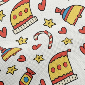 Hand Drawn Cartoon Christmas Performance Linen