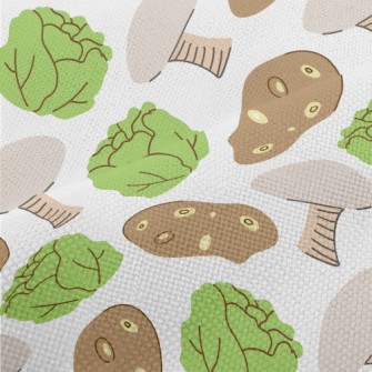 Cabbage, Potato, And Mushroom Performance Linen