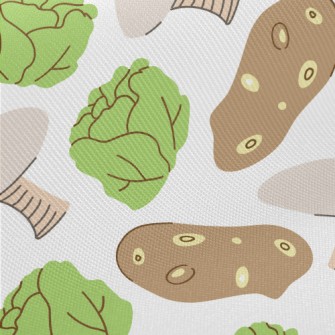 Cabbage, Potato, And Mushroom Twill