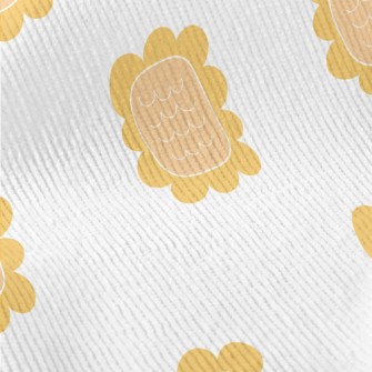 Simple Hand Drawn Sunflower Standard Corduroy