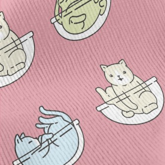 Colorful Playing Cats Standard Corduroy