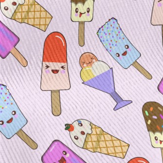 Cartoon Lively Ice Cream Standard Corduroy